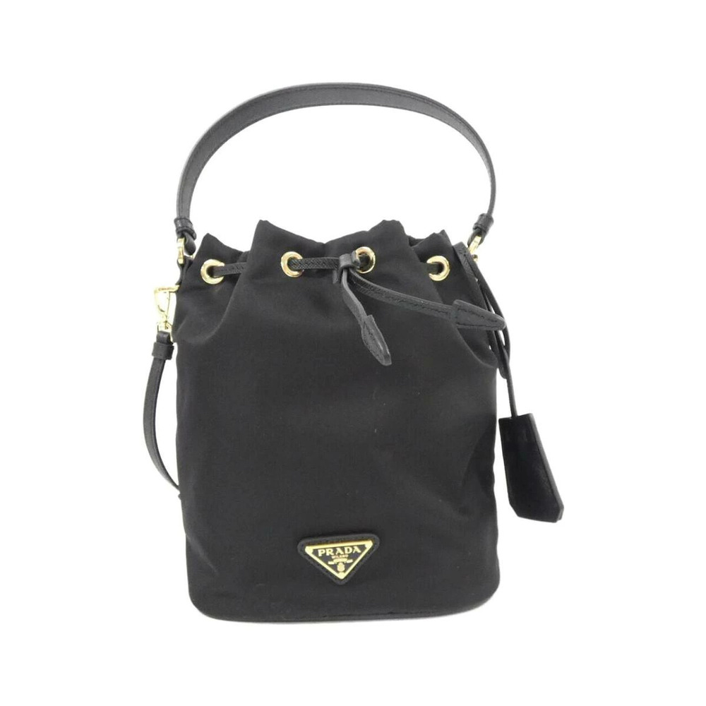 Prada Re Edition 1978 Bucket Bag triangle Logo Black